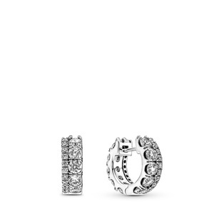 Pandora, Creolen Damen Silber ONE SIZE, Pandora Timeless Ohrschmuck Damen