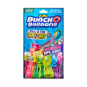Bunch O Balloons, Rapid Fill Neo Splash Wasserbomben, Zufallsauswahl Multicolor, 