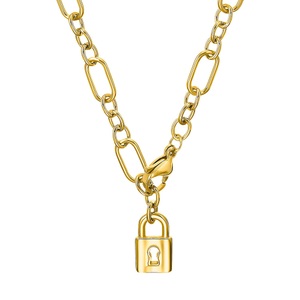 S. Oliver, Halskette Damen Goldfarben 50 CM, s. Oliver - Halskette, 50 CM, Goldfarben