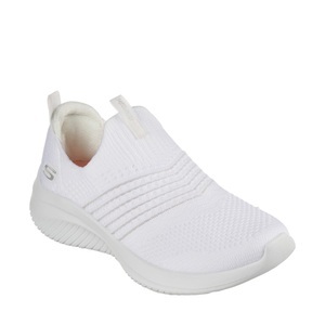 Skechers, Skechers Ultra Flex 3.0 Freizeitschuh weiss, Skechers Slip-On Sneaker »ULTRA FLEX 3.0 CLASSY CHARM«, Slipper, Freizeitschuh, Schlupfschuh mit gepolstertem Fersenpart