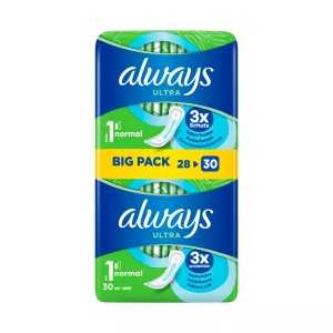 Always, always Ultra Binde Normal BigPack (30 Stück), Always Ultra Day Damenbinden