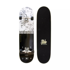 SLIDE, Black White 31 Skateboard, SLIDE - Black & White 31?, Skateboard, Black, 31