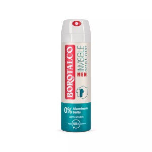 Borotalco, Men Deo Invisible Spray 0% Aluminiumsalze 150ml Herren 150 ml, Borotalco Men Deo Spray Invisible 150 ml