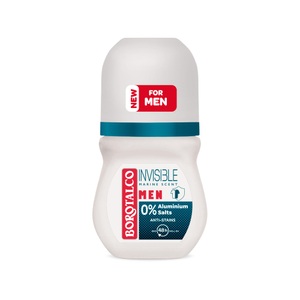 Borotalco, Men Deo Invisible Roll On 0% Aluminiumsalze 50ml Damen 50 ml, Borotalco Men Deo Roll on Invisible 50 ml