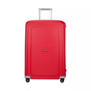 Samsonite, Samsonite S'Cure Red Spinner, Hartschalenkoffer 75 CM, Samsonite Koffer »S'Cure 102 l« 4 Rollen
