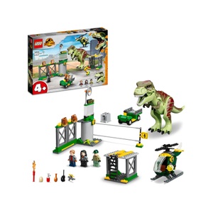 LEGO, 76944 T. Rex Ausbruch Multicolor, LEGO® Spielbausteine »World T. Rex«, (140 St.)
