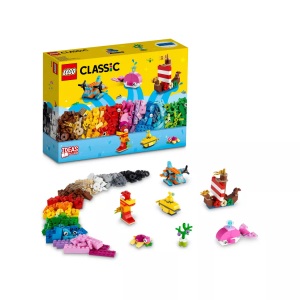 LEGO Classic, 11018 LEGO® CLASSIC Kreativer Meeresspaß, LEGO® Spielbausteine »LEGO Classic Kreativer Meeresspass«, (333 St.)