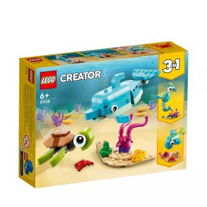 LEGO, 31128 Delfin und Schildkröte Multicolor, LEGO® Creator 31128 - Delfin und Schildkröte