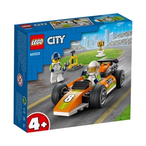 LEGO, 60322 City Rennauto, Konstruktionsspielzeug, LEGO® Konstruktionsspielsteine »Rennauto (60322), LEGO® City«, (46 St.)