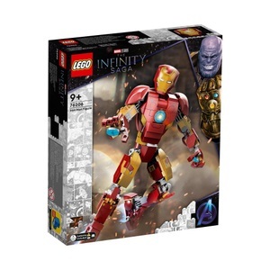 LEGO, 76206 Marvel Super Heroes Iron Man Figur, Konstruktionsspielzeug, LEGO® Spielbausteine »Marvel Iron Man Figur 76206«, (381 St.)
