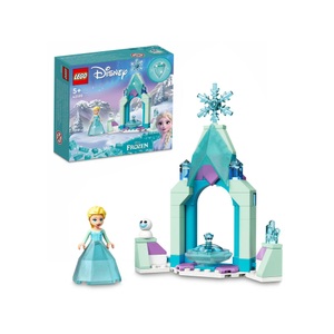 LEGO, 43199 Disney Princess Elsas Schlosshof, Konstruktionsspielzeug, LEGO® Konstruktionsspielsteine »Elsas Schlosshof (43199), LEGO® Disney«, (53 St.)