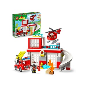 LEGO® DUPLO®, 10970 LEGO® DUPLO® Feuerwehrwache mit Hubschrauber, LEGO® DUPLO® Stadt 10970 - Feuerwehrwache mit Hubschrauber