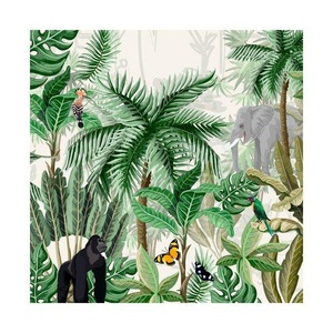 Paper + Design, Papierservietten, 20 Stück Papierservietten, 20 Stück, Paper + Design Papierservietten Rainforest 33 cm x 33 cm, 20 Stück