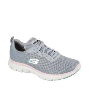 Skechers, Flex Appeal 4.0 Brilliant View Damen Fitnessschuh, Skechers Flex Appeal 4.0 Schnürschuh für Damen grau