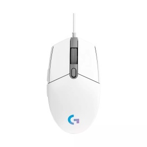 Logitech G, Logitech G G203 Lightsync Gaming Maus white, Logitech Gaming-Maus G203 Lightsync Weiss