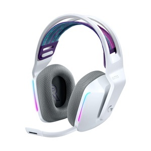 Logitech Gaming, Logitech Gaming G733 LIGHTSPEED Gaming Headset 2.4 GHz Funk schnurlos, Stereo On Ear Weiß, G733 LIGHTSPEED, Gaming-Headset