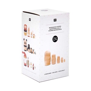 RICO Design, Rico Design Rico Design Holzfigur Matroschka, Rico Design Holzartikel Matroschka 5-teilig