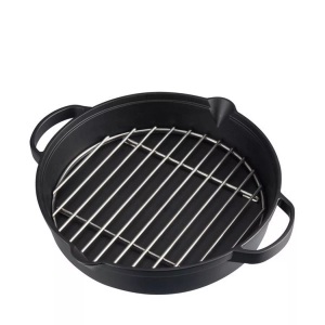 Campingaz, CAMPINGAZ Giespfanne mit Grillrost, Campingaz Grillpfanne »Culinary Modular mit Grillrost«, Edelstahl
