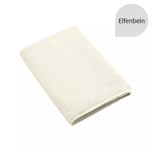 FISCHBACHER, FISCHBACHER - Badetuch DREAMPURE - beige - Baumwolle - 120cm/180cm, Weseta - Badetuch, 120x180 cm, Elfenbein