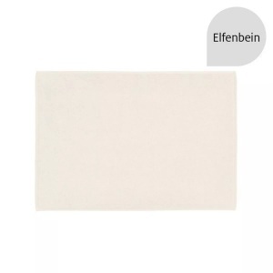 FISCHBACHER, FISCHBACHER - Badematte DREAMPURE - beige - Baumwolle - 50cm/72cm, Weseta - Duschvorleger, 50 x 70 cm, Elfenbein