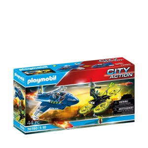 PLAYMOBIL, Playmobil 70780 Polizei-Jet: Drohnen-Verfolgung, playmobil® City Action Polizei-Jet: Drohnen-Verfolgung 70780
