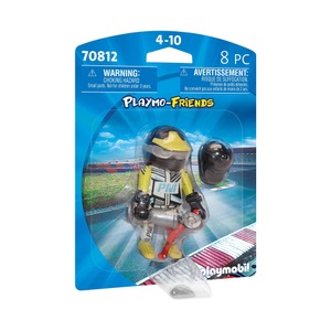 PLAYMOBIL, Playmobil® Playmo-Friends Rennfahrer 70812, Playmobil - 70812 Rennfahrer, Multicolor