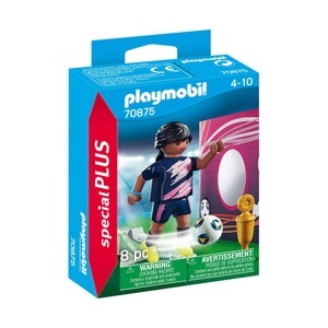 PLAYMOBIL, Playmobil® 70875 Fussballerin mit Tor, Playmobil - 70875 Fussballerin mit Torwand, Multicolor