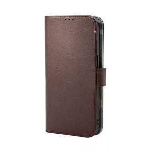 DECODED, Detachable MagSafe Leather, Decoded - Detachable MagSafe (iPhone 13 Pro), Bookcase für Smartphone, Braun