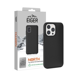 EIGER, Eiger - iPhone 13 Pro Max North Case Premium Hybrid Schutzhülle (EGCA00329) - Schwarz, 