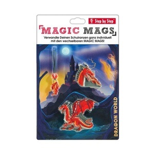STEP BY STEP, Tornister Anhänger Set Tornister Anhänger Set, STEP BY STEP Zubehör-Set MAGIC MAGS 126375 Dragon Drako