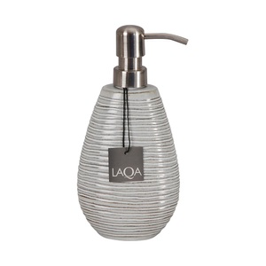 LAQA, Seifenspender Riller, LAQA - Seifenspender, 9.5X5.7X15.5CM, Beige