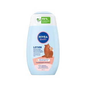 Nivea, Baby Streichelzart Lotion Damen 200ml, Nivea Baby Lotion Sanft & Leicht (200ml)