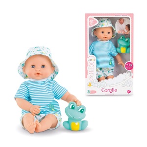 Simba Toys GmbH & Co., Corolle 9000100530 - Mon Premier Poupon, Badebaby Marin, Puppe, Weichkörperpuppe, 30cm, Badepuppe MPP MARIN (30cm) 5-teilig