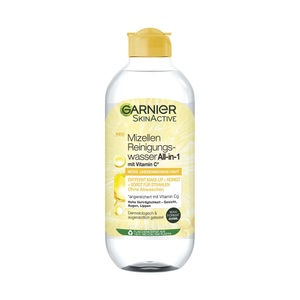 Garnier, Mizellen Reinigungswasser All-in-1 Mit Vitamin C Damen 400ml, Garnier Skin Active Mizellen Reinigungswasser