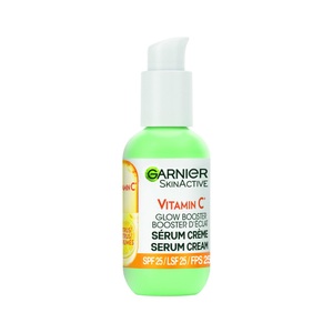 Garnier, Vitamin C 2in1 Glow Booster Serum Damen 50 ml, Garnier Skin Active Serum Creme