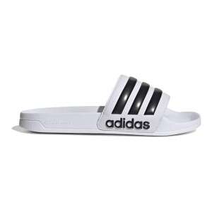 adidas, adidas ADILETTE SHOWER Badelatschen, Adidas - Slippers, Adilette Shower, 43 1/3, Weiss