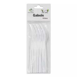 N.A!, Gabel, 10Stk Gabel, 10Stk, - Gabel, 10Stk, 14cm, Weiss