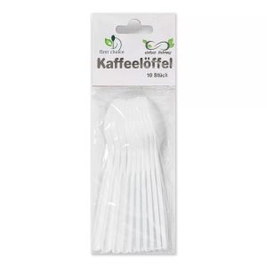 N.A!, Kaffeelöffel, 10Stk Kaffeelöffel, 10Stk, ELCO Kaffeelöffel aus Kunststoff 10041120-001 Mehrweg weiss, 10Stk. Mehrweg weiss, 10Stk.
