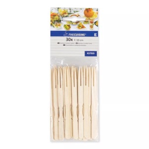 N.A!, Party-Gabel, 30Stk Party-Gabel, 30Stk, - Party-Gabel, 30Stk, 10cm, Nature