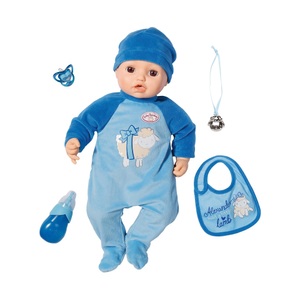 Baby Annabell, Baby Annabell Babypuppe »Alexander, 43 cm«, interaktiv mit Schlafaugen, Baby Annabell Alexander 43 cm