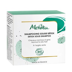 Melvita, Erfrischendes Festes Shampoo Damen 55g, Melvita Shampoing solide Entgiftung