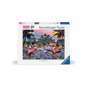 undefined, Ravensburger Puzzle - Pinke Flamingos - 1000 Teile, Ravensburger Puzzle »Pinke Flamingos«, (1000 tlg.)