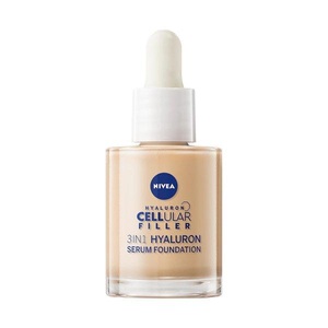 Nivea, Hyaluron Cellular Filler 3in1 Serum Foundation Medium Damen 30ml, Nivea Nivea Serum Mit Foundation 3in1 Hyaluron foundation 30.0 ml