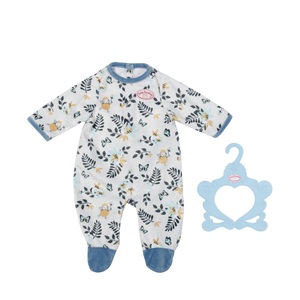 Baby Annabell, Baby Annabell Strampler Blätter 43 cm, Baby Annabell® Strampler BLÄTTER in blau (43cm)