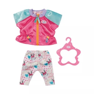 Zapf Creation, BABY born® Freizeitanzug Pink 43cm, Puppenzubehör, Baby Born Puppenkleidung »Freizeitanzug Pink, 43 cm« mit Kleiderbügel