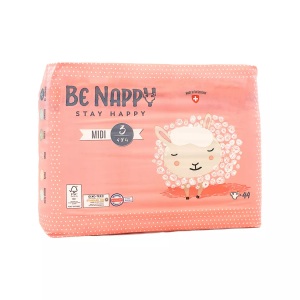 BE NAPPY, Windel Midi 4-9 Kg Gr. 3 Damen 44STK, BE NAPPY - Windel Midi 4-9 kg Gr. 3, 44STK
