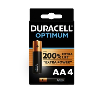 Duracell, Duracell Batterien Optimum AA 4 1,5 V Stück, Optimum