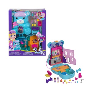 undefined, Polly Pocket HGC39 Spielzeug-Set, Polly Pocket Spielfigur »Teddy-Bär Tasche«