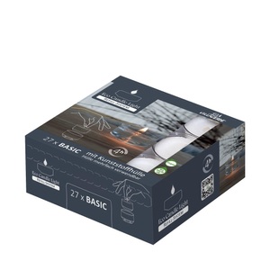 Villa Verde, Teelicht Teelicht, Kerzen-Set ECOCALI 27 -teilig