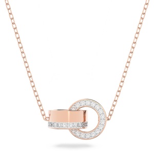 Swarovski, Halskette Damen Roségoldfarben ONE SIZE, Swarovski Hollow Halsschmuck Damen